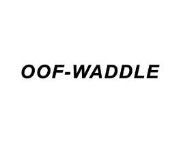 OOF-WADDLE商标原图 第25类服装鞋帽
