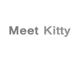 MEET KITTY商标原图 第25类服装鞋帽