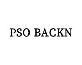 PSO BACKN商标原图 第25类服装鞋帽