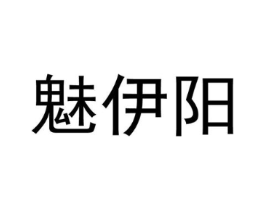 魅伊阳商标原图 第25类服装鞋帽