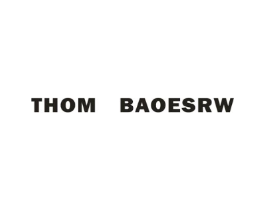 THOM BAOESRW商标原图 第25类服装鞋帽
