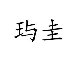 玙圭商标原图 第25类服装鞋帽