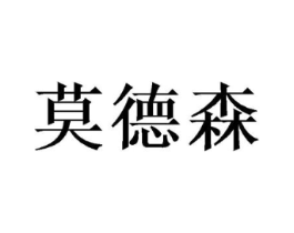 莫德森商标原图 第25类服装鞋帽