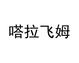 嗒拉飞姆商标原图 第25类服装鞋帽