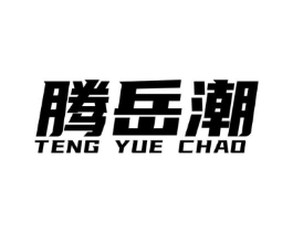 腾岳潮商标原图 第25类服装鞋帽