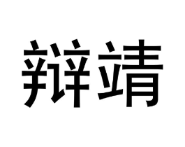 辩靖商标原图 第25类服装鞋帽