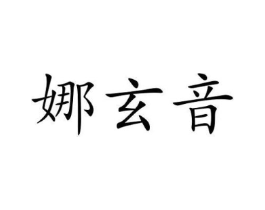 娜玄音商标原图 第25类服装鞋帽