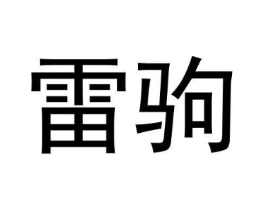 雷驹商标原图 第25类服装鞋帽