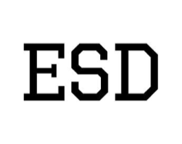 ESD商标原图 第25类服装鞋帽