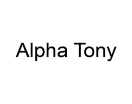 ALPHA TONY商标原图 第25类服装鞋帽
