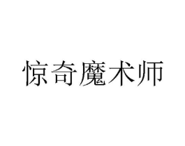 惊奇魔术师商标原图 第25类服装鞋帽