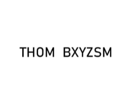THOM BXYZSM商标原图 第25类服装鞋帽