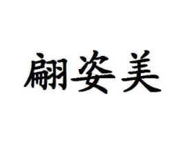 翩姿美商标原图 第25类服装鞋帽