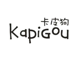 卡皮狗商标原图 第25类服装鞋帽