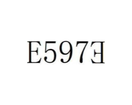 E597E商标原图 第25类服装鞋帽