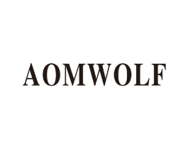 AOMWOLF商标原图 第25类服装鞋帽