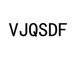 VJQSDF商标原图 第25类服装鞋帽