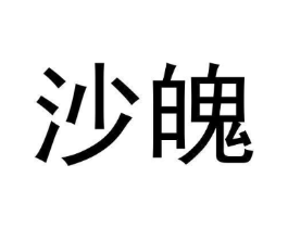 沙魄商标原图 第25类服装鞋帽