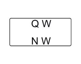 QWNW商标原图 第25类服装鞋帽