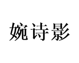 婉诗影商标原图 第25类服装鞋帽