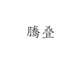 腾叠商标原图 第25类服装鞋帽