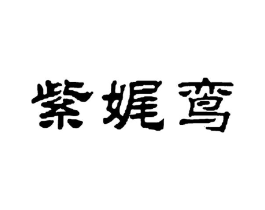 紫娓鸾商标原图 第25类服装鞋帽