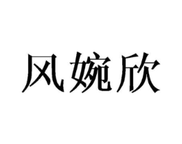 风婉欣商标原图 第25类服装鞋帽