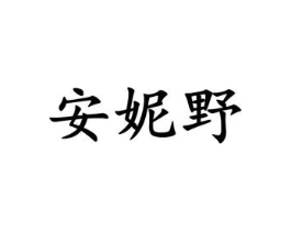 安妮野商标原图 第25类服装鞋帽