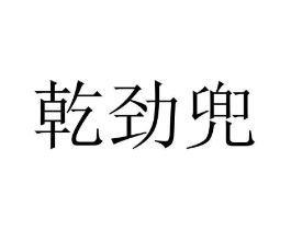 乾劲兜商标原图 第25类服装鞋帽