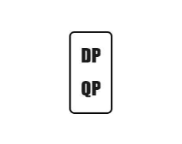 DP QP商标原图 第25类服装鞋帽