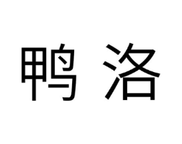 鸭洛商标原图 第25类服装鞋帽