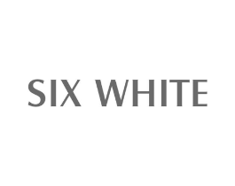 SIX WHITE商标原图 第25类服装鞋帽