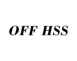 OFF HSS商标原图 第25类服装鞋帽