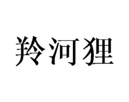 羚河狸商标原图 第25类服装鞋帽