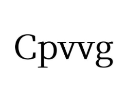 CPVVG商标原图 第25类服装鞋帽