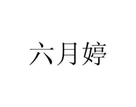 六月婷商标原图 第25类服装鞋帽