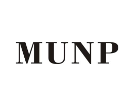 MUNP商标原图 第25类服装鞋帽