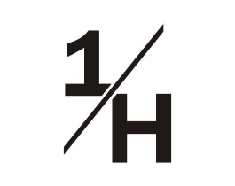 1/H商标原图 第25类服装鞋帽