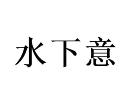 水下意商标原图 第25类服装鞋帽