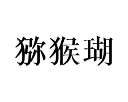 猕猴瑚商标原图 第25类服装鞋帽