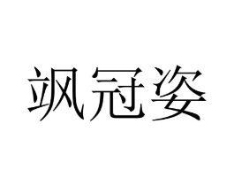 飒冠姿商标原图 第25类服装鞋帽