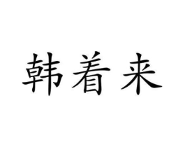 韩着来商标原图 第25类服装鞋帽