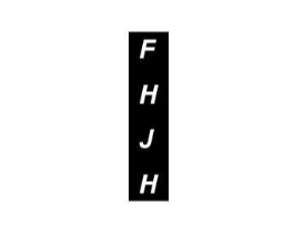 FHJH商标原图 第25类服装鞋帽