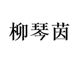 柳琴茵商标原图 第25类服装鞋帽