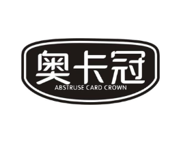 奥卡冠 ABSTRUSE CARD CROW商标原图 第25类服装鞋帽
