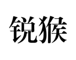 锐猴商标原图 第25类服装鞋帽