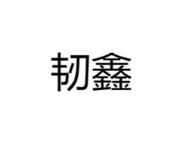 韧鑫商标原图 第25类服装鞋帽