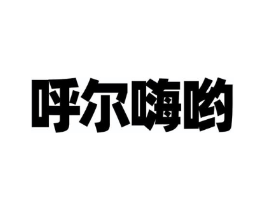 呼尔嗨哟商标原图 第25类服装鞋帽