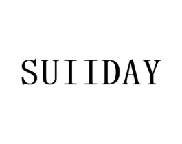 SUIIDAY商标原图 第25类服装鞋帽