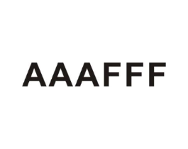 AAAFFF商标原图 第25类服装鞋帽